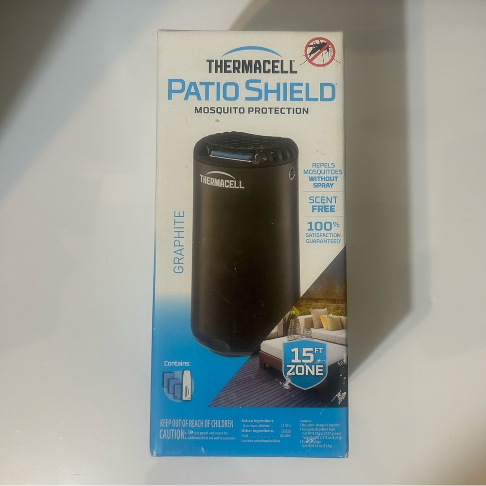 Thermacell Patio Shield Mosquito Repellent Brand New In Box